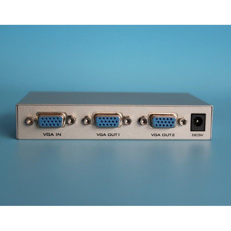 VGA分配器一分二显示一进二出高清分屏器2口分频器迈拓MT-1502K