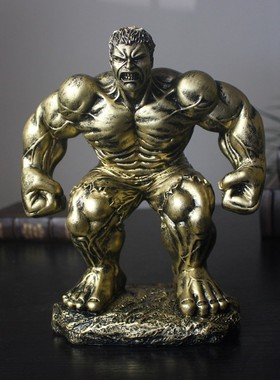创意健美健身人物雕塑摆件肌肉男小金人健身房家居装饰工艺品摆设