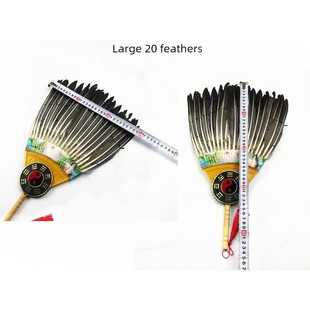 孔明扇诸葛亮扇子羽毛扇复古风工艺扇子拍照道舞台表演道具扇纳凉