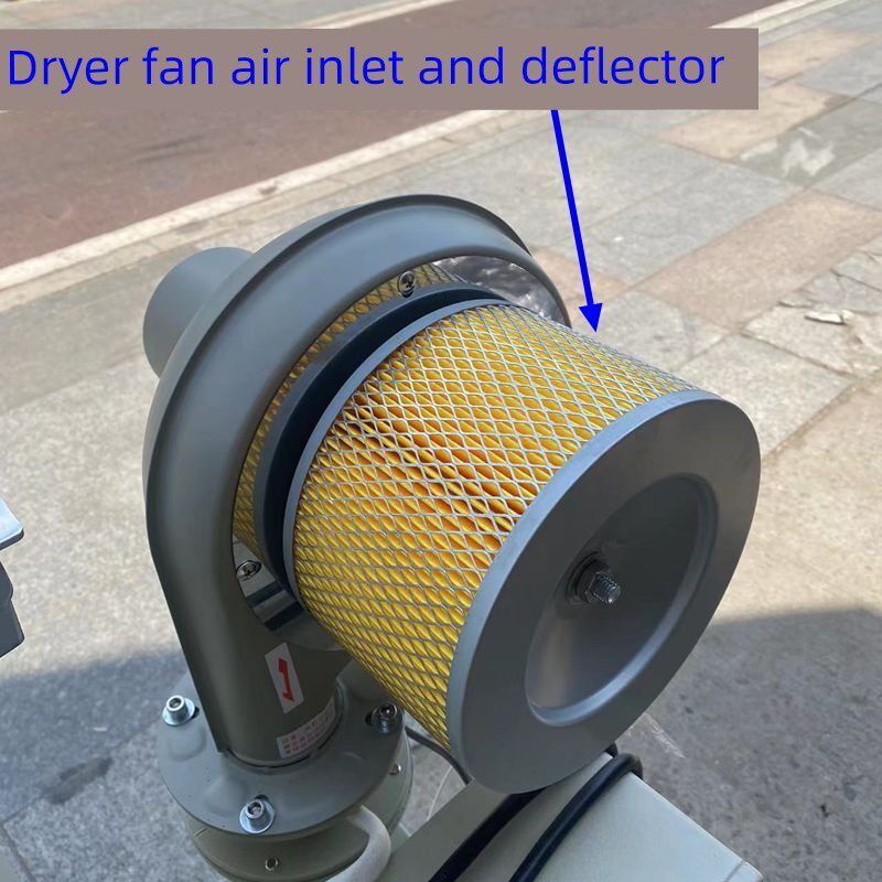 塑料烘干机风机防尘器 烤箱防尘除湿罩干燥机烤料斗风机口过滤网