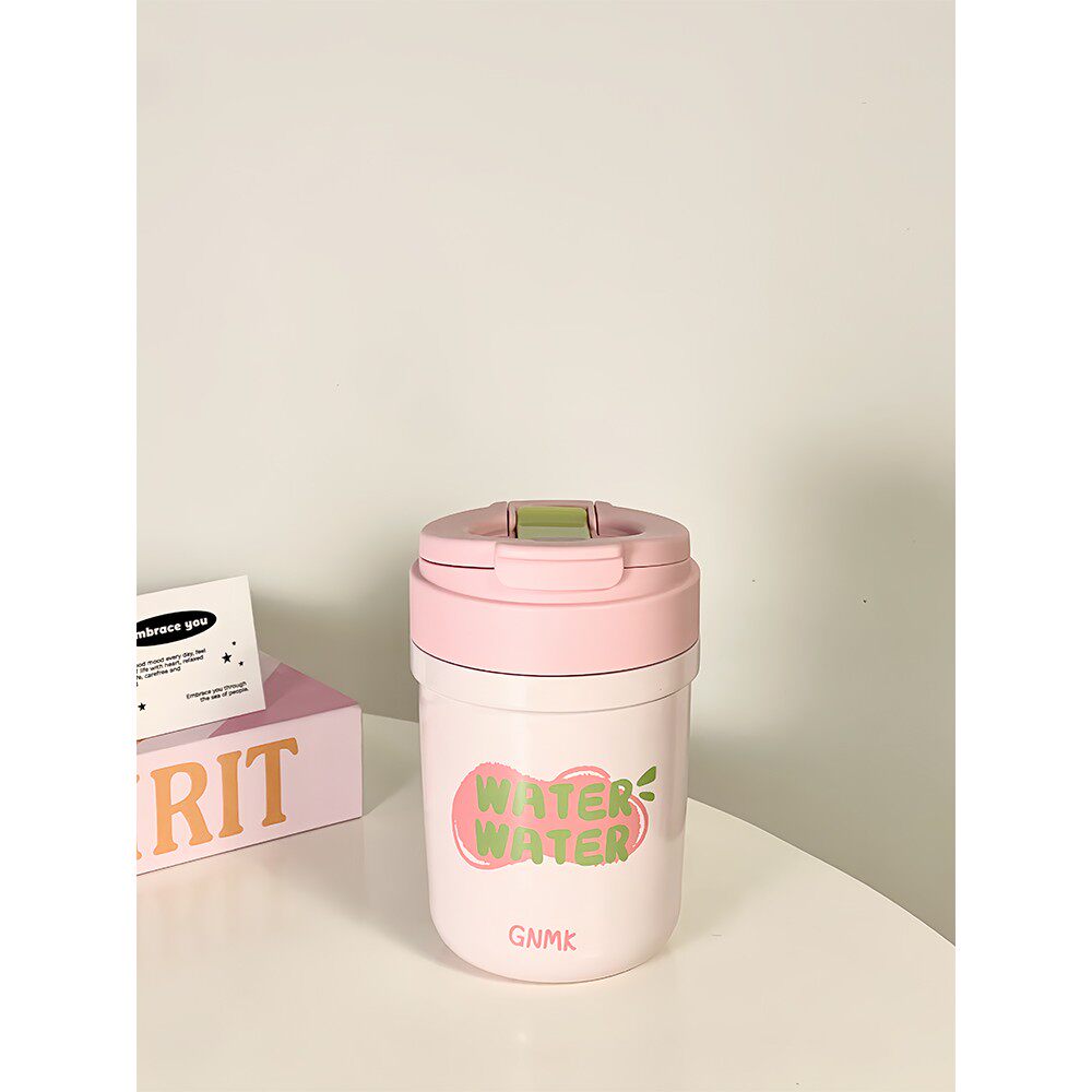 2024新款咖啡保温杯便携小巧女生高颜值随行双饮不锈钢水杯子外带