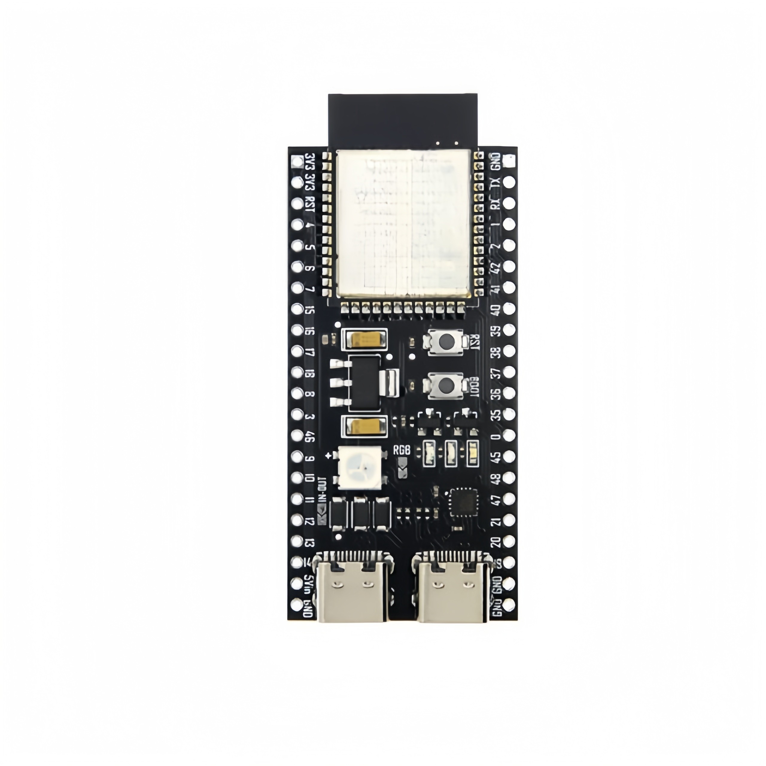 ESP32-S3-DevKitC-1开发板模块搭载ESP32-S3-N16R8