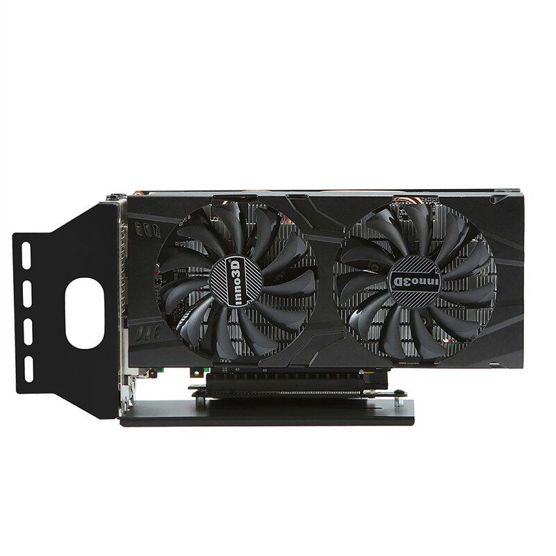 SKTC 显卡VGA立放竖装支架显卡延长线延长线PCIE3.0无失真直角90