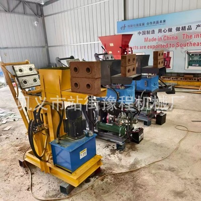 clay brick machine非洲联锁黏土制砖机手动积木土砖机 制土机