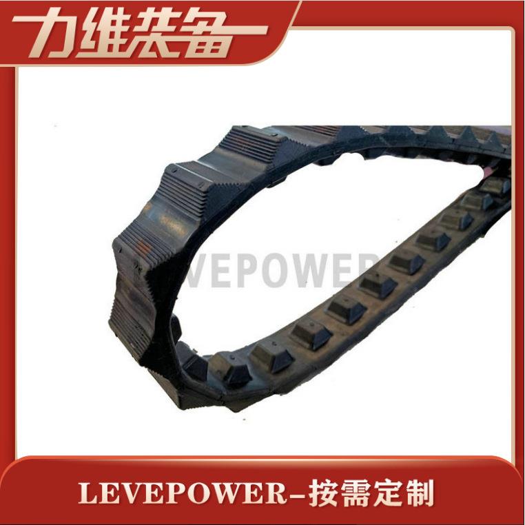 现货出售PY-47耐磨橡胶履带微型特种履带特种橡胶履带