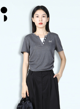 WZWJ/未知未觉2025春装新品T恤W514T19635