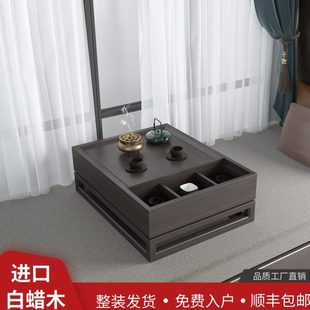炕桌榻榻米矮茶几日式 实木炕几东北家用迷你茶台新中式 飘窗泡茶桌
