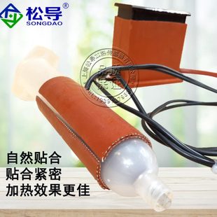 针筒注射器加热套 硅橡胶自然卷加热器 硅胶加热带小型圆柱加热圈