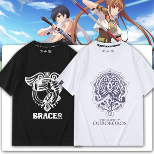 二次元空之轨迹街尾蛇游击士周边印花纯棉短袖百搭游戏T恤夏季潮