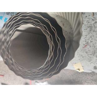 波浪不锈钢无声雨蓬瓦消音雨棚板压瓦屋面瓦防盗网雨搭飘窗雨棚