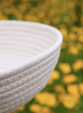 太空碗专用limolimo白色半球窝垫棉线猫窝防胆小球形猫垫子亚克力