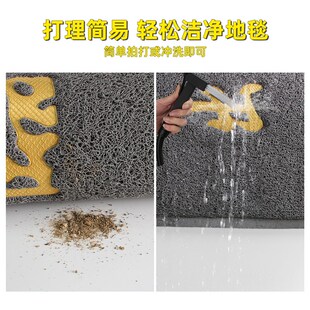 欢迎光临门垫商超入户门口迎宾脚垫防污防尘店铺门前地毯室外地垫