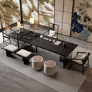 新中式 办公室家用实木茶桌椅组合现代简约禅意茶室茶几泡茶台茶桌