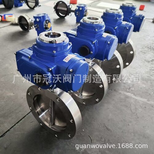 电动高真空蝶阀 GID空冷机组背压不锈钢调节4-20mA 485通讯蝶阀门