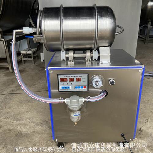 食品备研发实验室真空滚揉机1柳010LL鸡胸肉入设鸡柳牛真空味腌制