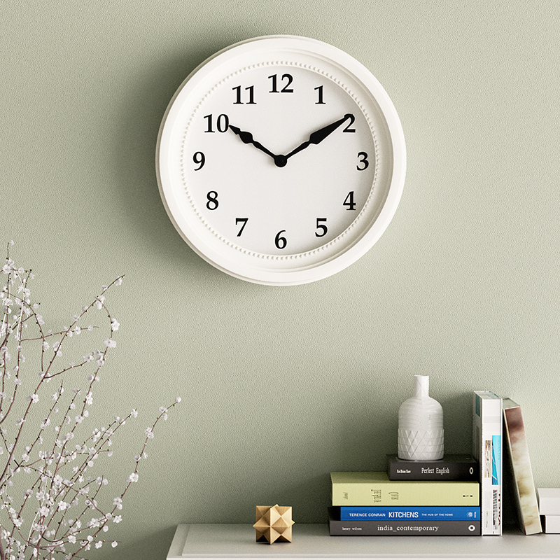 欧式大气时钟挂墙客厅挂钟简约现代挂式钟表静音卧室轻奢风石英钟