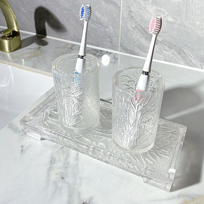 浴室漱口杯牙杯洗漱杯酒店卫生间牙刷架家用口杯刷牙杯子洗漱套装