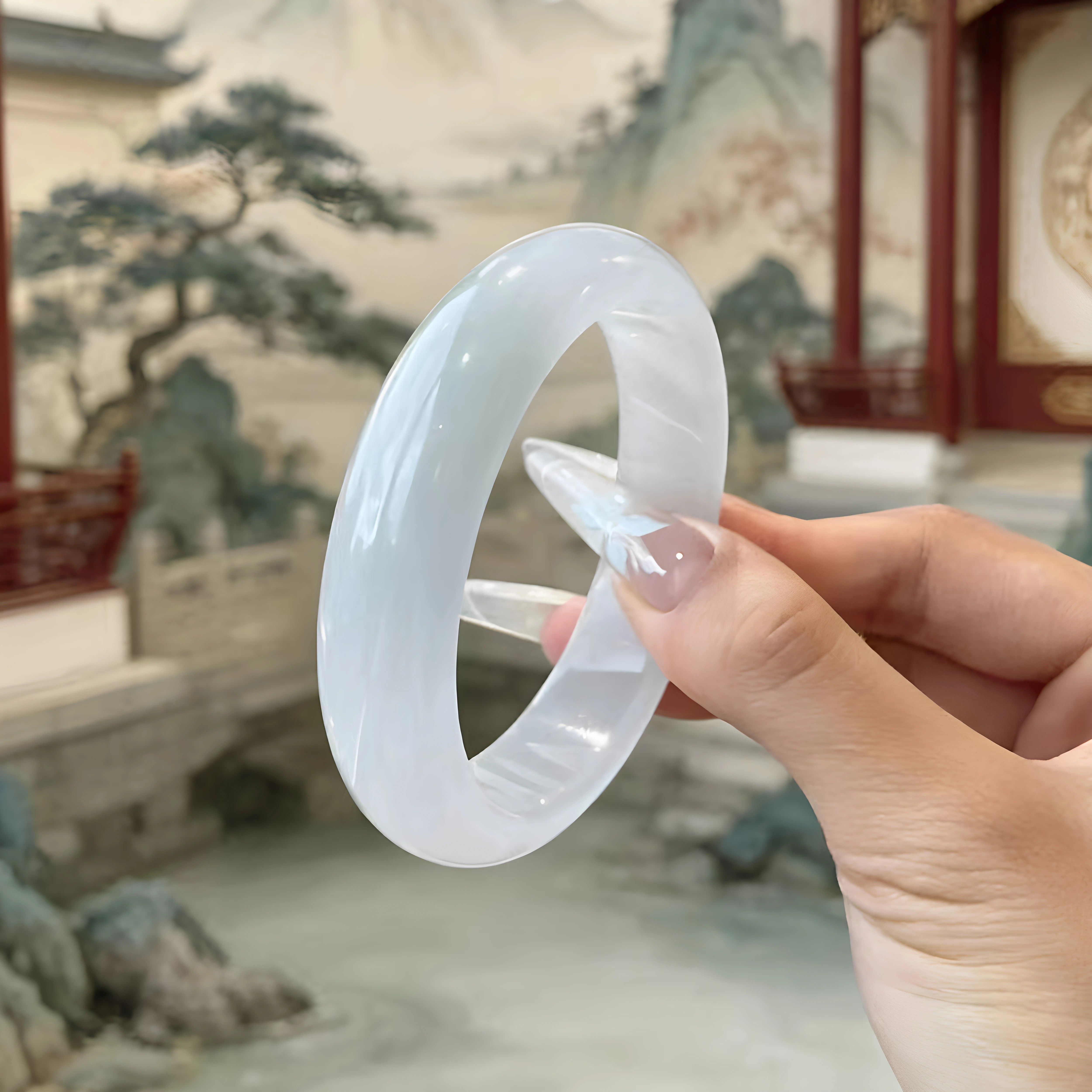 【7054人抢购中】"缟羽”玉手镯