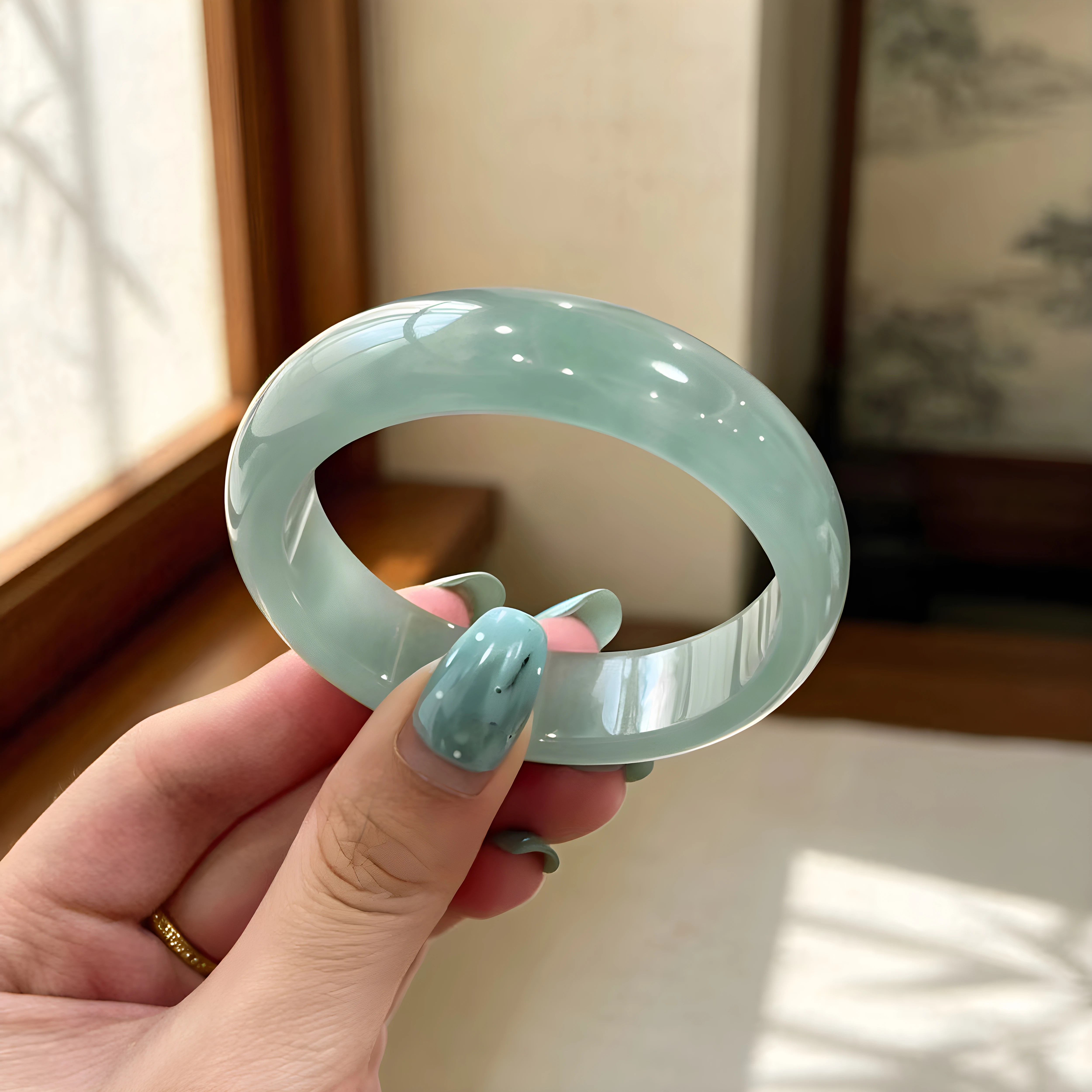 【8054人抢购中】"空青”玉手镯