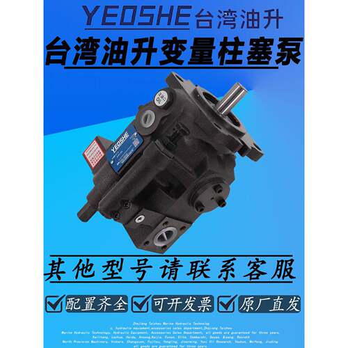 YEOSHE台湾油升变量柱塞泵V15/V18/V23/V38/V42-A1/A2/A3/A4-R10X