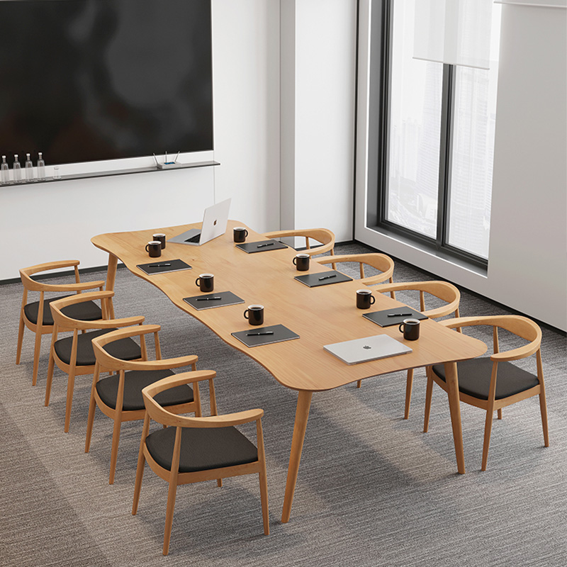 会议桌长桌子简约现代洽谈桌会议室桌长条简易办公桌椅组合工作台