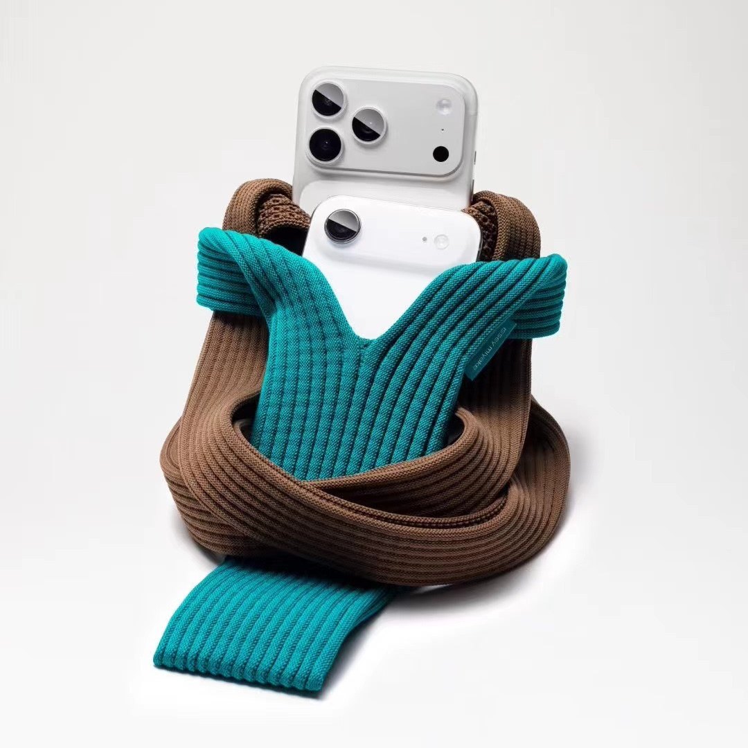 Knitted Phone Bag Mini 25 Autumn Winter Shoulder Accessory - Taobao product photo 5