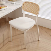 电脑椅藤编靠背椅子久坐舒服学习办公椅大学生宿舍书桌学习椅