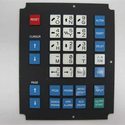 进口硅胶材料FANUC/发那科/操作面板按键膜A98L-0001-0518 #M#T