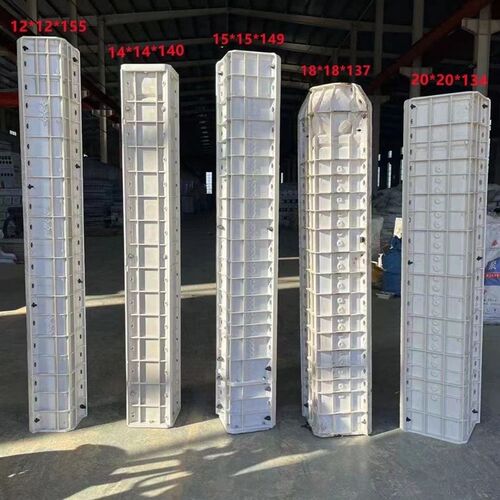 仿木栏杆立柱模具 仿木纹串铁炼立柱模具 塑料专用方形立柱建筑模