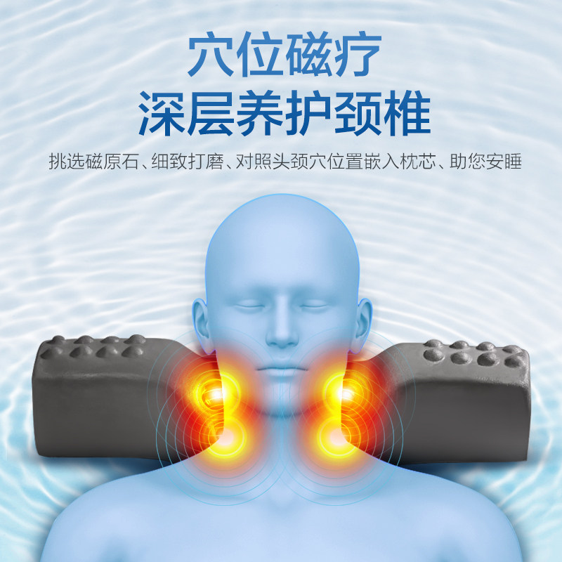 颈椎枕头护劲椎专用病人睡觉助睡眠记忆棉单人小圆柱非治疗修复枕