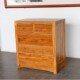 实木五斗柜抽屉柜储物柜简约现代老榆木家具实木斗柜木质收纳柜