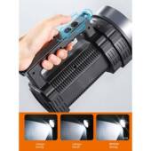 康铭手电筒充电超长续航强光超亮户外氙气led手提灯探照灯5000米