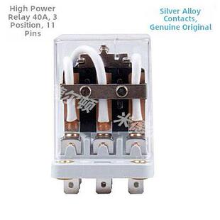 JQX-38F 大功率40A继电器12V 24V大电流40A 220V WJ175 11脚