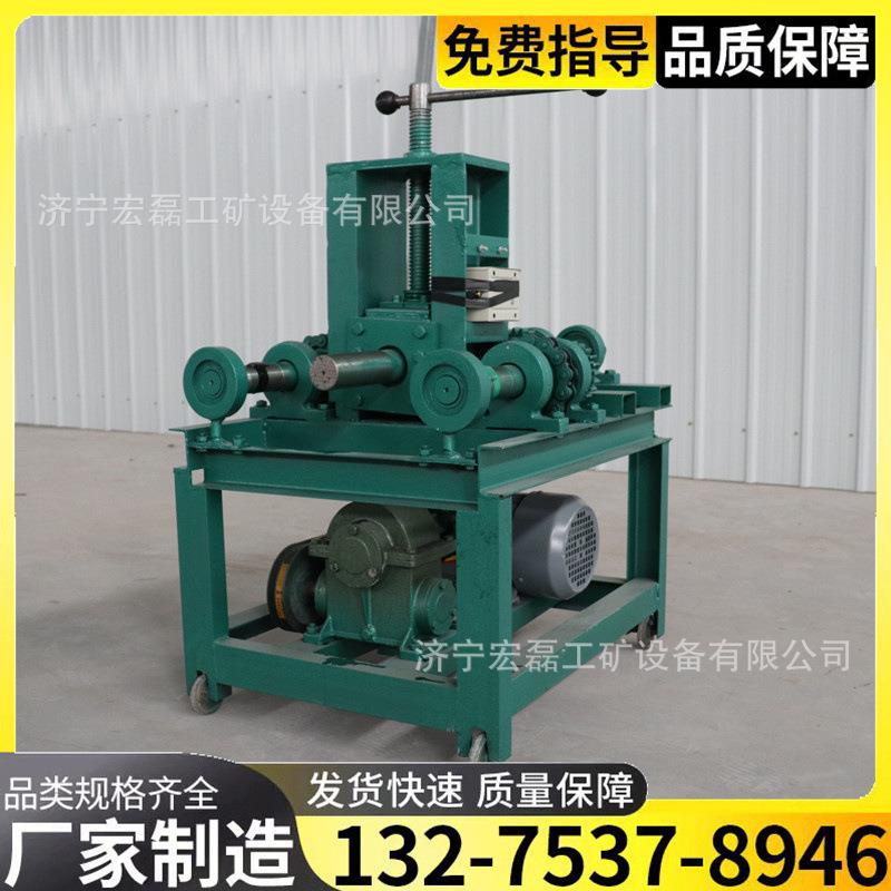 电动弯管机76型不锈钢方管圆管大棚弯弧机小型立式加重平台弯管机