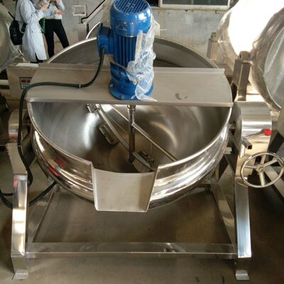 电加热凉粉熬制锅 红薯米豆腐凉粉熬制机 魔芋全自动搅拌锅夹层锅