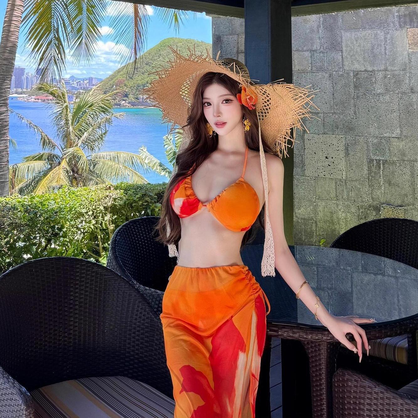 海边沙滩多巴胺性感比基尼泳衣