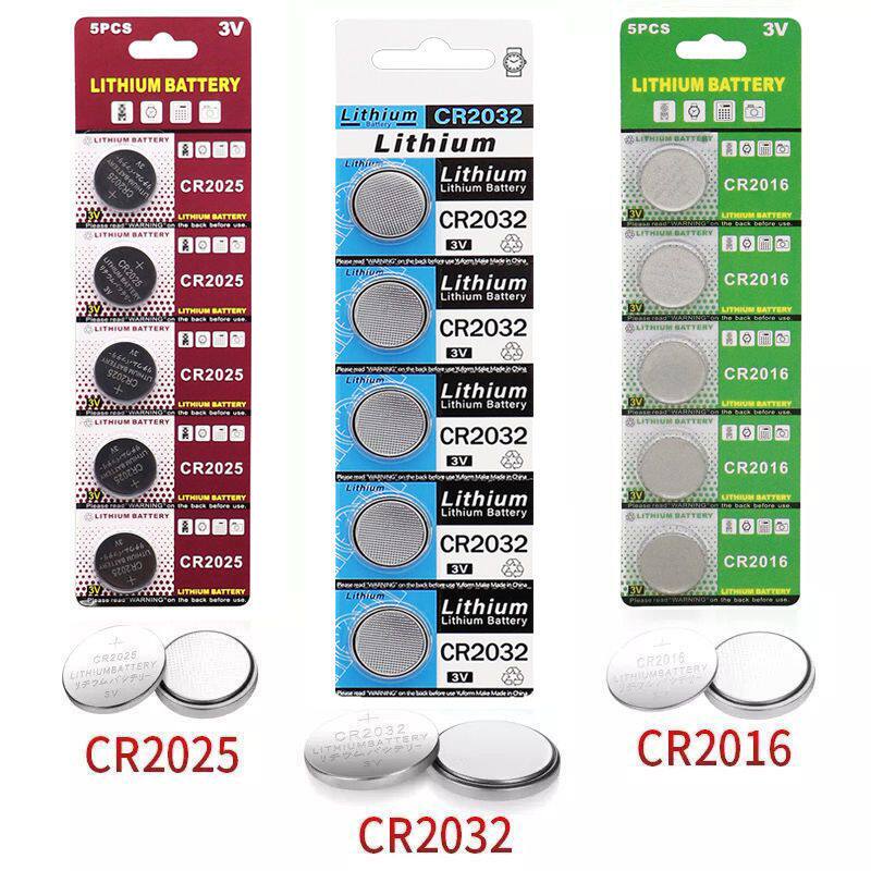 纽扣电池CR2032CR2025CR2016电池3V主板汽车遥控钥匙手表电子秤