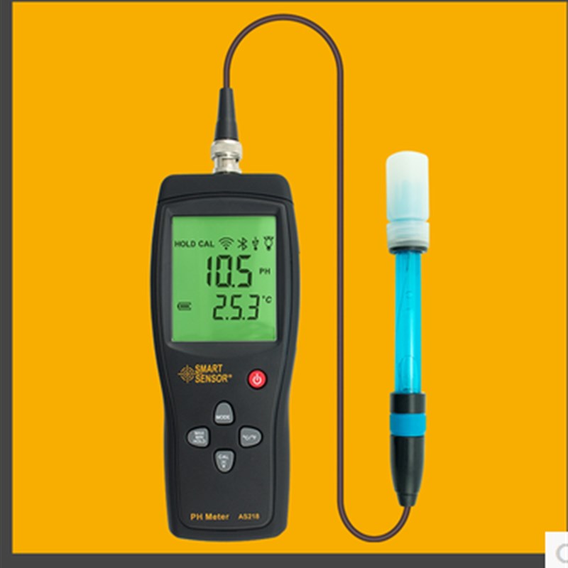 香港希玛AS218便携式PH检测仪 水分测试仪 土壤PH测试仪 酸碱度计
