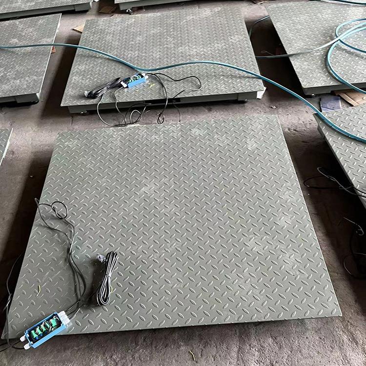 000kg平台秤工厂车间称重电子地磅1.5米X1.5米平台地磅称1-吨
