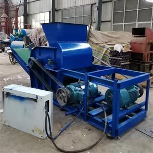 新型树枝树皮粉碎机可揉丝粗细可调干湿桉树皮粉碎机郑州
