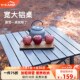 威野营折叠铝桌摆摊便携式 书桌蛋卷桌家用吃饭桌方桌夜市铝合金桌