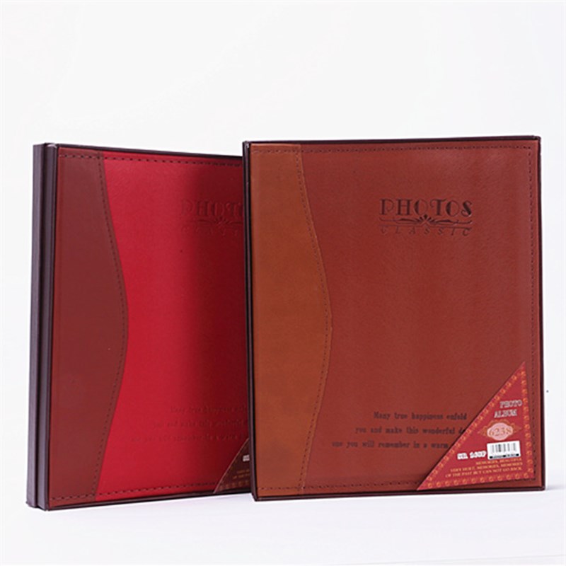 7寸相册本插页式160张照片家庭仿皮面盒装影集七寸