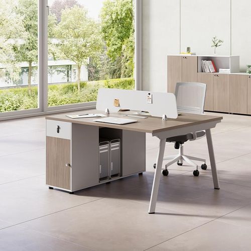 厂促职员办公桌椅组合简约现桌代四人员工4屏风6人卡座办公位室家