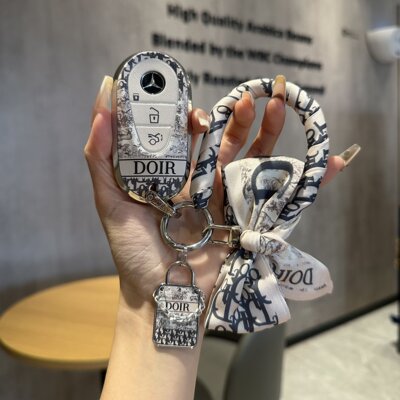 奔驰c260l钥匙套e300l车a200l cla glc gla glb220扣gle350 450壳