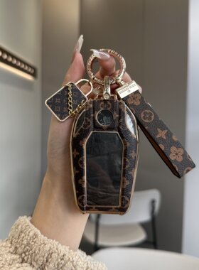 适用宝马钥匙套7系730li 740液晶新5系535LE6系GT包X3/X5/X7扣壳