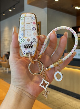 适用2025款奥迪a5l钥匙套一汽上汽A5L车a6letron汽车q6letron扣包