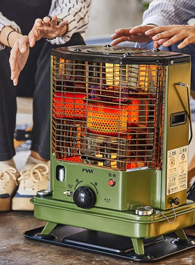 藤次郎戶外取暖爐S85便攜採暖爐室內戶外露營帳篷燃油取暖取暖器