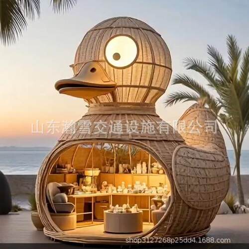 户外亭酒店家具露台创凉仿藤帐篷欧意1111式度篷假遮阳帐主题民宿
