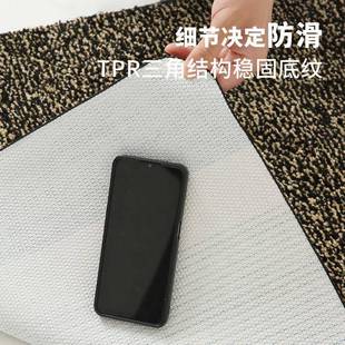 加厚高级感入户地垫家用玄关耐磨除尘防滑脚垫子进门门口吸水地毯