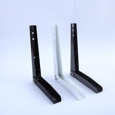 二折折叠支架冷轧钢烤漆活动直角三角支架墙上隔板置物架悬空托架